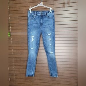 Abercrombie & Fitch High Rise Distressed Skinny Women's Jeans size 28 (6S)